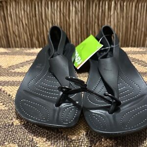 NWT CROCS Black Women's Sexi Flip - Size 9